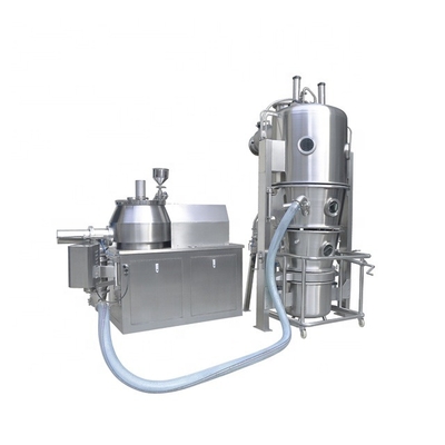 Pharmaceutical Factory Medicine Powder Granule Fluid Bed Dryer Granulator